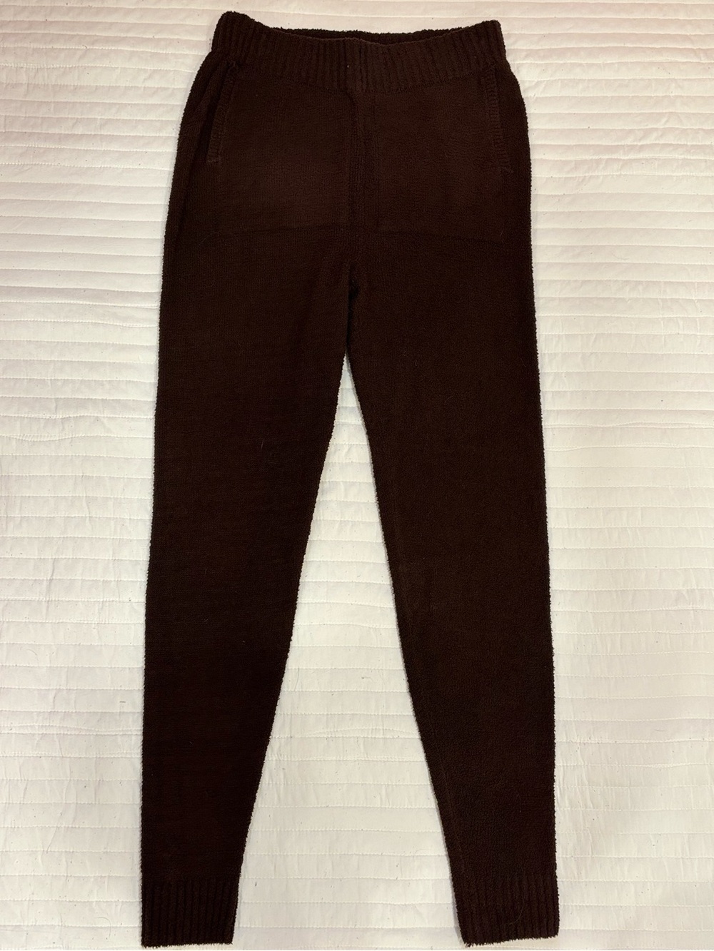 Joyspun Brown Cozy Knit Loungewear Joggers Women's Small Pajama Pants